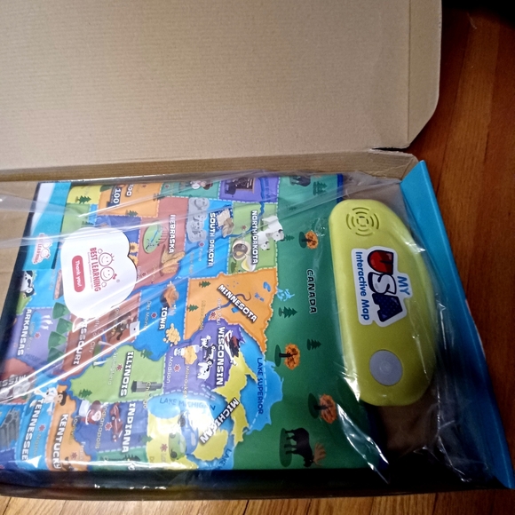 USA interactive Map learning toy for kids. - Picture 10 of 10